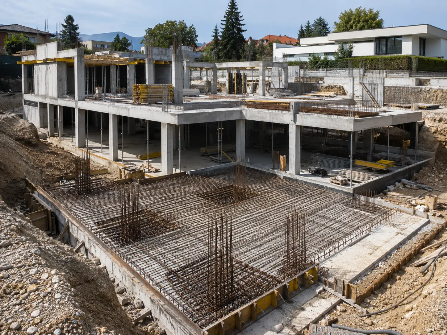 Temelji, beton i konstrukcija